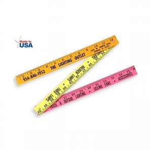 Folding Yardstick - Fluorescent Finish