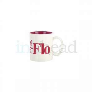 11 oz 2-Tone C-Handle Mug - White Gloss Exterior 