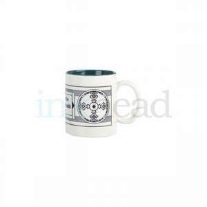 11 oz 2-Tone C-Handle Mug - White Gloss Exterior 