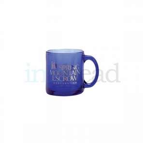 Custom Promotional 13 oz C-Handle Glass Mug (Color)