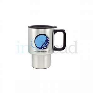 Custom Promotional 14 oz Brushed Stainless Steel Mug