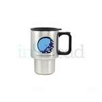 Wholesale Travel Coffee Mugs - 14 oz Brushed Stainless Steel Mug