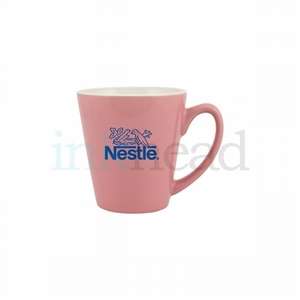 Custom Promotional 13 oz Mini Latte Mug - Glossy Two-Tone