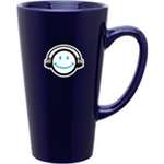 Logo Coffee Mugs - 16 oz Tall Latte - Glossy Dark Colors