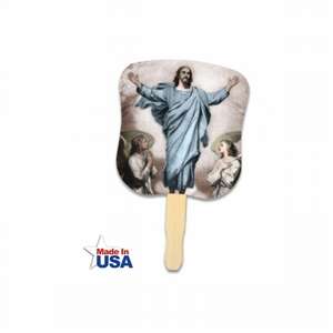 Resurrection of Jesus Stock Design Hand Fan