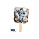 Personalized Paper Hand Fans - Resurrection of Jesus Stock Design Hand Fan