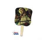 Business Paper Hand Fans - Jesus Stock Design Hand Fan