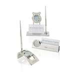 Logo Business Card Holders - Struttura I - Clock/Pen Stand