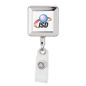 Custom Promotional Square Metal Badge Holder