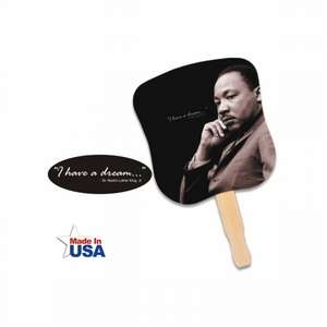 Custom Promotional Dr. Martin Luther King Jr. Stock Design Hand Fan
