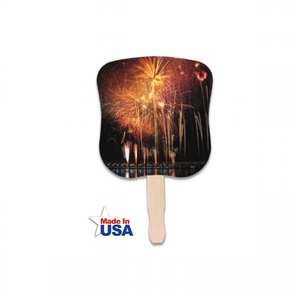 Fireworks Stock Design Hand Fan 