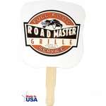 Custom Fans - Hourglass Shaped Hand Fan