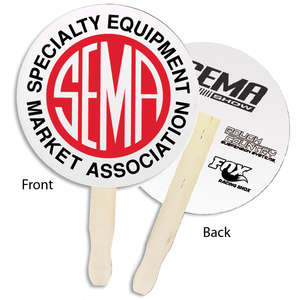 Custom Promotional Circle Shaped Hand Fan