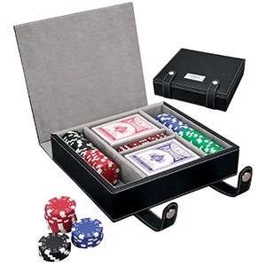 Custom Promotional PU Leather Poker Set