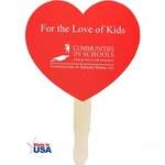 Business Anniversaries - Heart Shaped Hand Fan