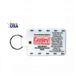 Custom Promotional Small Punchable Key Tag (1-11/16" x 2-7/16")