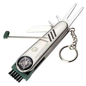 Custom Promotional 7 Function Stainless Golf Tool