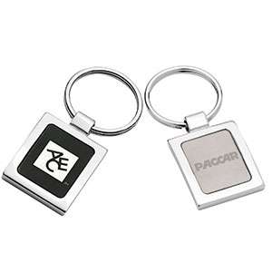 Custom Promotional Apparier Square Keyring
