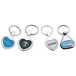 Custom Promotional Apparier Heart Keyring