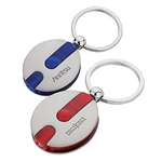 Promotional Metal Keychains - Keychain w/ LED Light