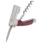 Personalized Wine Openers & Accessories - Bosco - 3 Function Steel & Wood Bar Tool