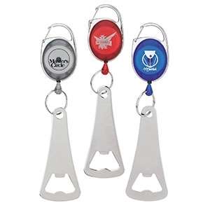 Custom Promotional Bottle Opener On Pull Reel