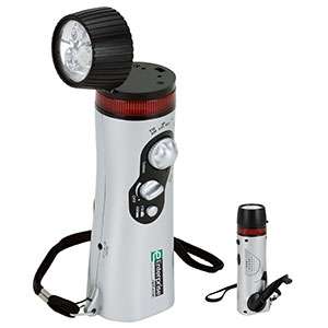 Custom Promotional Mini Survival Flashlight/Radio