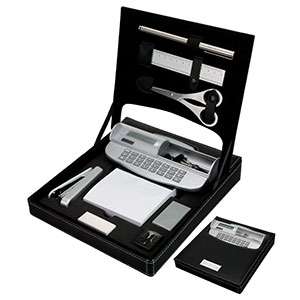 PU Leather Stationery Desk Set