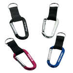 Logo Outdoor & Sporting Goods - 70mm Carabiner with Web Strap and Split Ring