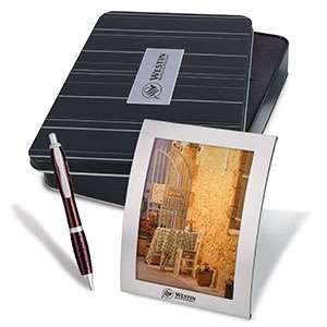 Custom Promotional Ballpoint Pen/Frame Giftset