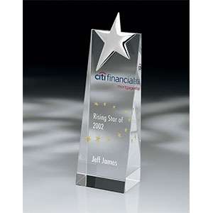 Custom Promotional Estrela - Tower Silver Star Award