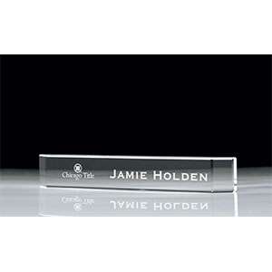 Custom Promotional Assinado - Name Plate Award