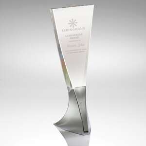 Custom Promotional Tembre I - Large Tapered Tower - Crystal Award