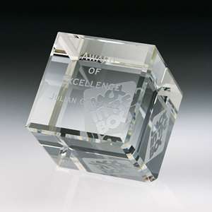 Custom Promotional Borda I - Small Edge Block Award