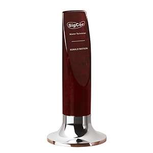Custom Promotional Aire II - Diagonal Cut Cylinder - Wood Award