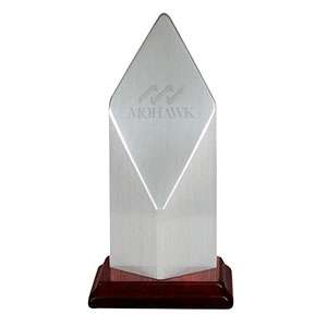 Custom Promotional Coluna I - Small Metal Diamond Award