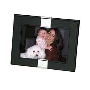 Custom Promotional Magnum - 5" X 7" Leather Photo Frame