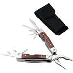 Customized Flashlights, Knives & Tools - Spring Loaded Wood Handle Plier