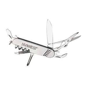 Custom Promotional 10 Function Stainless Pocket Knife