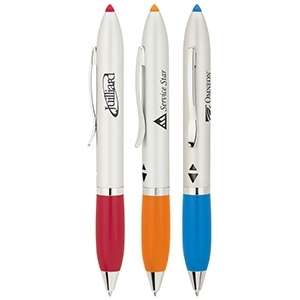 Custom Promotional Basilia - Black & Red Ballpoint Pens and Stylus