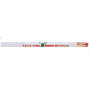 Custom Promotional Jumbo Round Pencil with Eraser