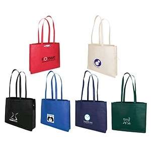Custom Promotional Elandra - Econo Zip Tote