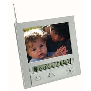 Custom Promotional Salice III - 4" X 6" Frame & Calendar Clock
