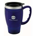 Wholesale Coffee Mugs - Lumos - 18oz Plastic Mug W/Steel Interior & Handle