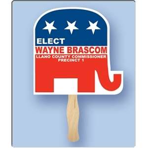 Custom Promotional Elephant Shaped Hand Fan