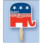 Personalized Fans - Elephant Shaped Hand Fan