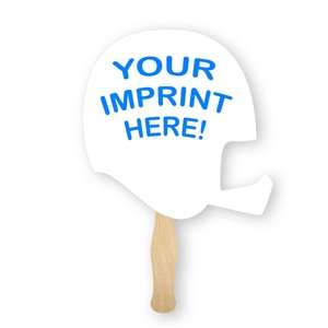 Custom Promotional Helmet Shaped Hand Fan