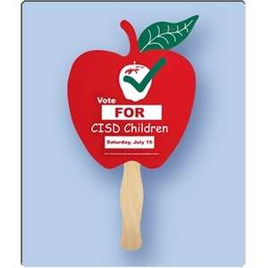 Custom Promotional Apple Shaped Hand Fan