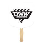 Imprinted Fans - Coat of Arms Shaped Hand Fan