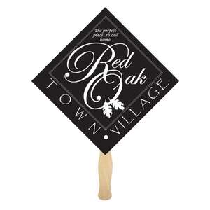 Diamond Shaped Hand Fan
